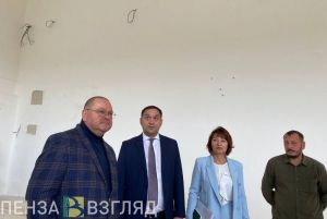Ремонт актового и спортивных залов в школе №8 в Каменке идет с опережением графика
