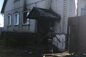 В Бессоновском районе выгорел этаж частного жилого дома