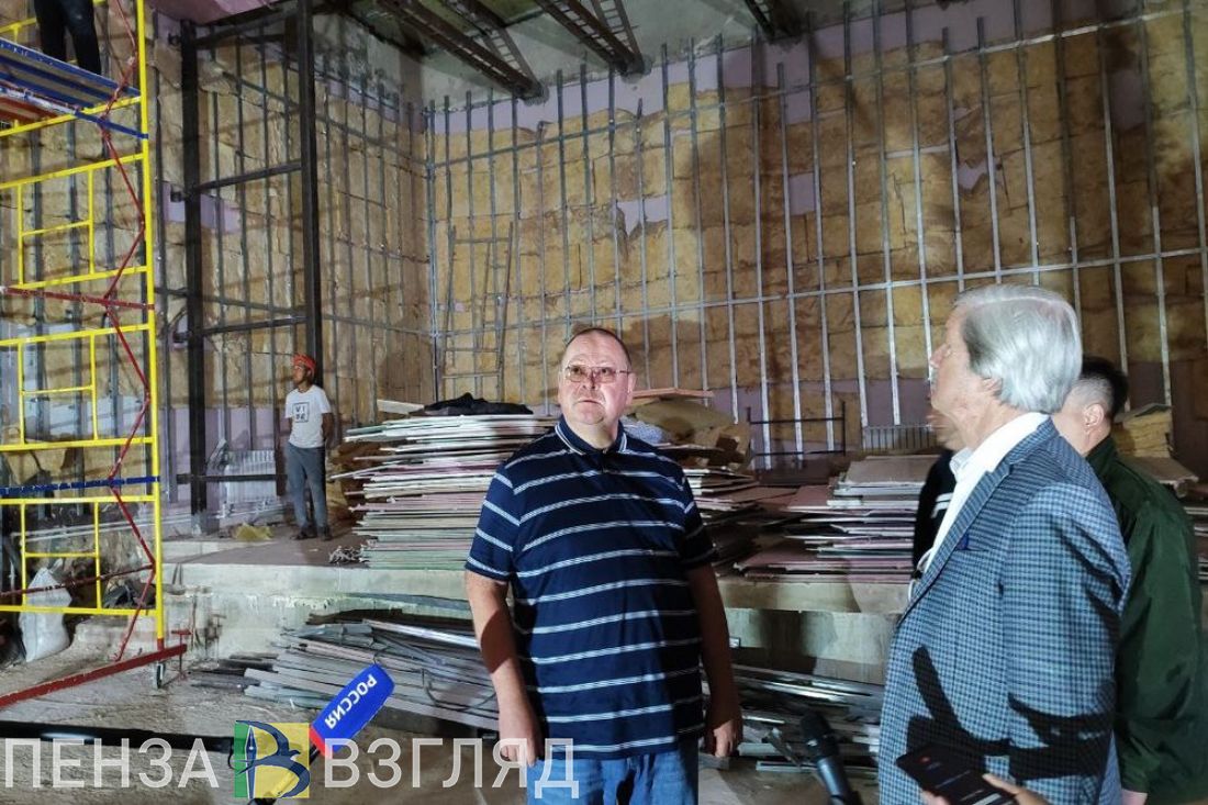Мельниченко потребовал увеличить темпы реконструкции объекта культуры в Евлашево