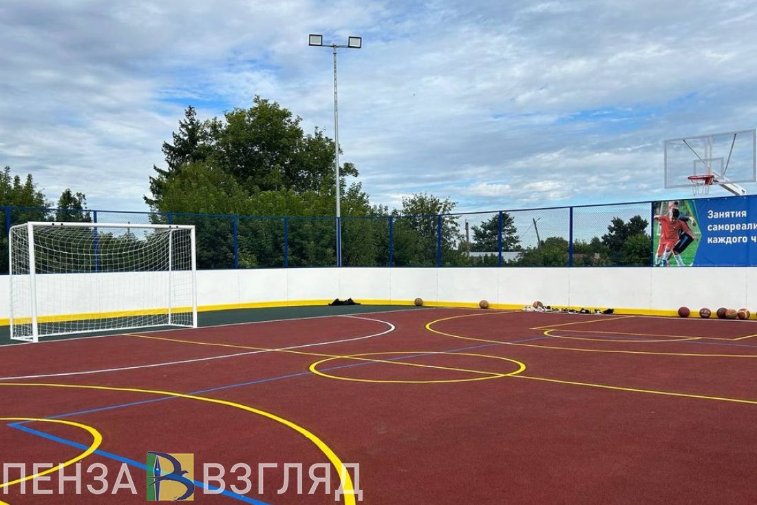 В Сурске состоялась презентация новой спортивной площадки