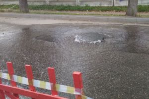 В Пензе потоп на улице Краснова не устраняют третьи сутки