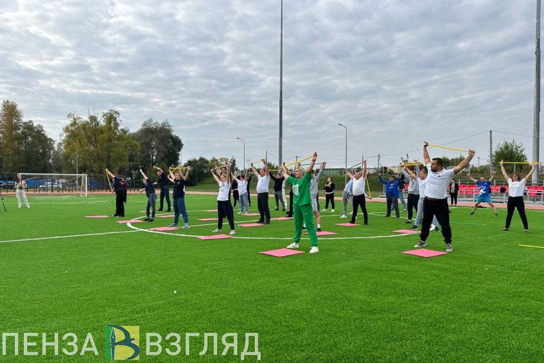 Делегация Совета Федерации сделала в Пензе утреннюю зарядку
