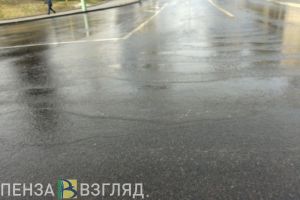 Пензенец сообщает о подтоплении дорог на ул. Кирова и Лермонтова