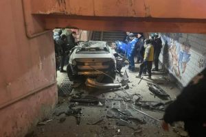 В ГИБДД прокомментировали аварию с отлетевшей в пешеходный переход «BMW» в Пензе