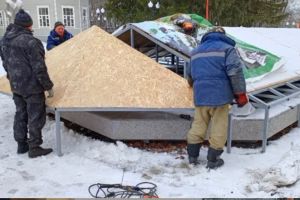 В пензенском парке имени Белинского консервируют фонтан