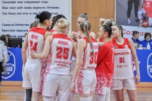 Пензенская баскетбольная «Юность» вышла на первое место в Высшей лиге