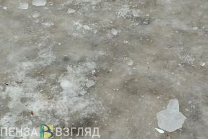 Пензенцам пришлось преодолевать утренний «каток»