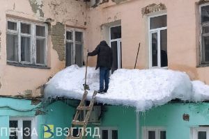 Пензенские власти ответили на претензию о привлечении школьников к уборке снега