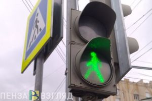 Пензенских школьников дезориентирует неисправный светофор