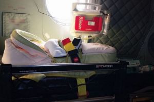 В Пензу на вертолете доставили младенца для проведения операции на сердце
