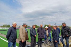В Пензе возле ФОКа игровых видов спорта обустраивают футбольное поле