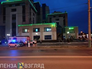 Опубликовано видео задержания подозреваемого в поджоге банка в Пензе