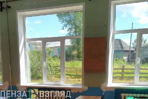 В сельской школе Сердобского района заменят старые окна