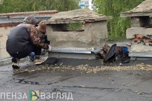 В школе №15 города Кузнецка капитально отремонтируют крышу