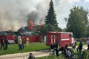 В Городищенском районе произошел пожар