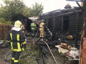 Опубликовано видео из пензенского села Кучки, где пострадала семья с 2 детьми