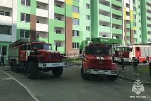 В Засечном огонь на кровле многоэтажного дома тушили 24 пожарных