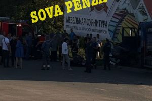 Опубликовано видео момента аварии с пострадавшими в Кузнецке
