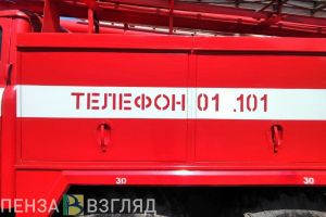 В селе Кардафлей Сосновоборского района произошел пожар