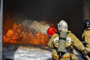 В Заречном пожарные сутки боролись с огнем в производственном помещении