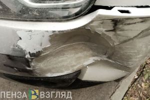 На трассе в Башмаковском районе машина слетела в кювет и опрокинулась