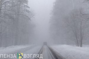 В Пензенской области организовали реверсивное движение на участке трассы Р-158
