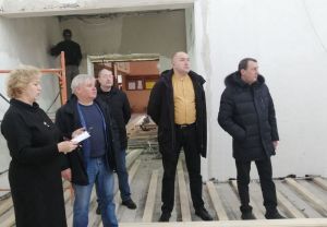 Ремонт спортзала в школе села Студенка Белинского района выполнен на 95%