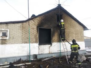 В Колышлейском районе при пожаре пострадал двухлетний ребенок