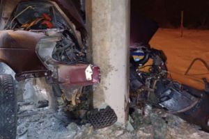 На трассе М5 в Пензенской области водитель влетел в бетонный столб
