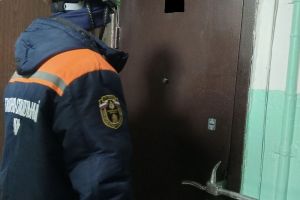 В Пензе спасатели вскрыли квартиру с мужчиной в тяжелом состоянии