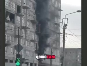 В пензенском Арбекове загорелся строящийся дом