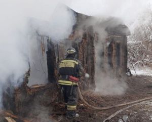 В Белинском районе ночью при пожаре погибла женщина