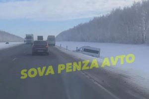 Водитель автомобиля получил травмы в утренней аварии на трассе «Тамбов-Пенза»