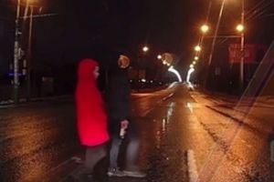 В Пензе на видео попал момент наезда автомобиля на пешехода