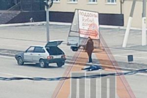 Опубликован момент страшного ДТП с пешеходом в Пензе