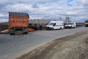 Появились фотографии с места жесткой аварии на пензенском участке трассы Р-158