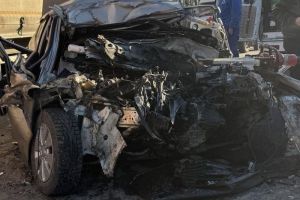 Пензенские спасатели публикуют новые фото с места смертельного ДТП на трассе М-5