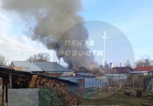 В Пензе при пожаре на улице Верещагина погиб мужчина