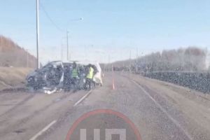 Опубликовано видео с места смертельного ДТП в Иссинском районе