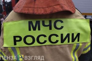 В Никольске подожгли срубовую постройку