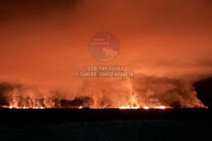 В Сердобске произошел крупный пожар