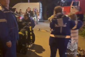 В Пензе из горящего дома на проспекте Победы спасли 10 человек