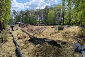 В Заречном приступили к созданию нового сквера