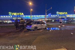 В пензенском районе Арбеково произошла жесткая авария