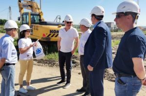 В Пензе проверили ход строительства новой школы на 550 мест