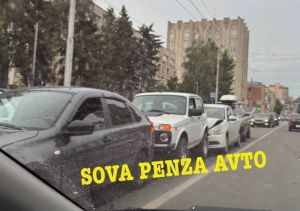 В ДТП на ул. Володарского в Пензе угодили пять машин
