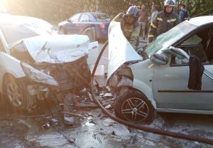 В Пензе три человека пострадали в аварии