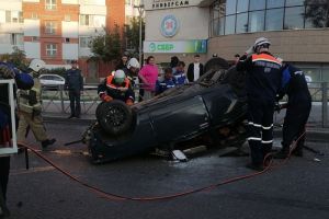 Появились фото с места жесткого ДТП с 3 пострадавшими в Пензе