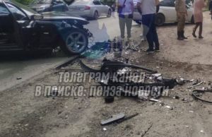 В Пензе у Ахунского переезда произошла авария с пострадавшими