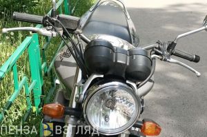 В Пензенском районе мотоциклиста госпитализировали после ДТП